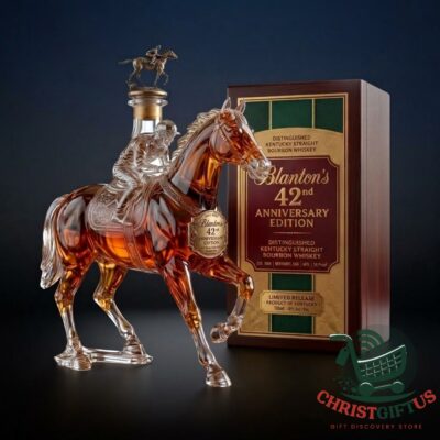 Blanton's 42nd Anniversary Edition Whiskey Bottle - full product display with box