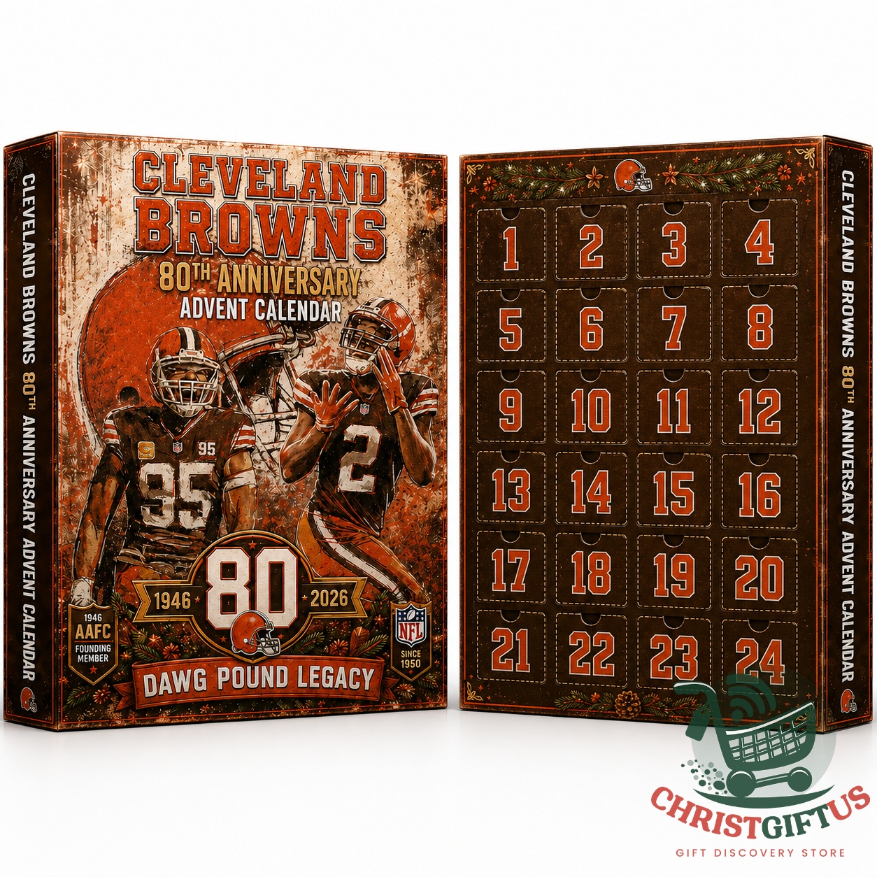 Cleveland Browns 80th Anniversary 1946-2026 Advent Calendar - photo 3
