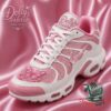 Dolly Parton 1946-2026 Tribute Butterfly Sneaker - full view on pink background