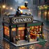 Guinness Irish Pub EST 1769 Building Blocks Set - full exterior view