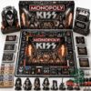 KISS 2026 Monopoly Board Game - complete game setup with pieces