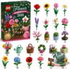 LEGO Flower 2026 Advent Calendar - full product view with all 24 flower builds