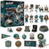 Miami Dolphins 60th Anniversary 2026 Advent Calendar - full collection of team figurines and merchandise