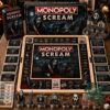 Monopoly Scream Collector Edition Board Game - full set display