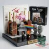 Pink Floyd The Wall 60th Anniversary Building Blocks Set - full diorama with packaging
