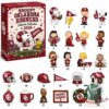 Snoopy Oklahoma Sooners Advent Calendar 2026 - full product display with box and all 24 items