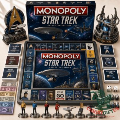 Star Trek 2026 Monopoly Board Game - full set with box and game pieces