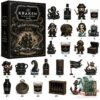 The Kraken Black Spiced Rum Advent Calendar 2026 - full view with all 24 items displayed
