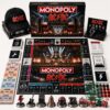 AC/DC 2026 Collector Edition Monopoly Board Game - full set displayed with box and playing pieces