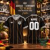 Adidas x Germany 72 Years Partnership Ends Final Football Jersey - front and back views
