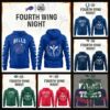 All Team NFL x Fourth Wing Night 2026 Hoodie - front view featuring Buffalo Bills graphics