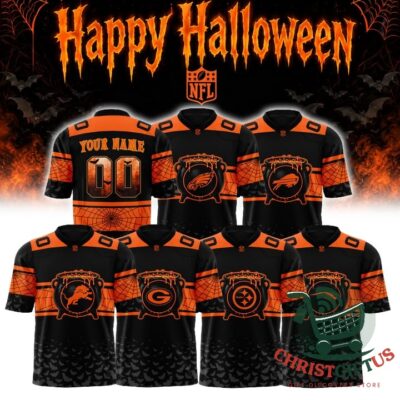 All Team NFL x Happy Halloween 2026 Football Jersey - front and back team jersey designs