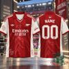 Arsenal x Cactus Jack North London Forever Polo Jersey - front and back views