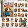 Beagle Daily Characters Advent Calendar 2026 - boxed calendar with illustrated beagle characters