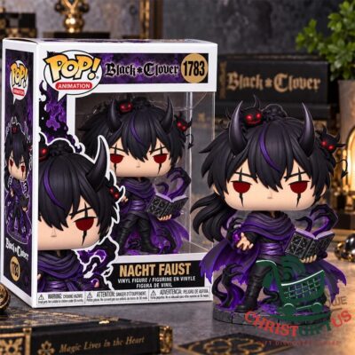 Black Clover Nacht Faust Devil Assimilate Form Funko Pop Figure 2026 - front view with collector box