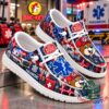 Buc-ee's EMS First Responder Paramedic Loafer Shoes 2026 - angled pair view