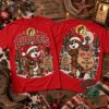 Buc-ee's Cowboy Christmas Holiday T-Shirt - front and back views displayed together