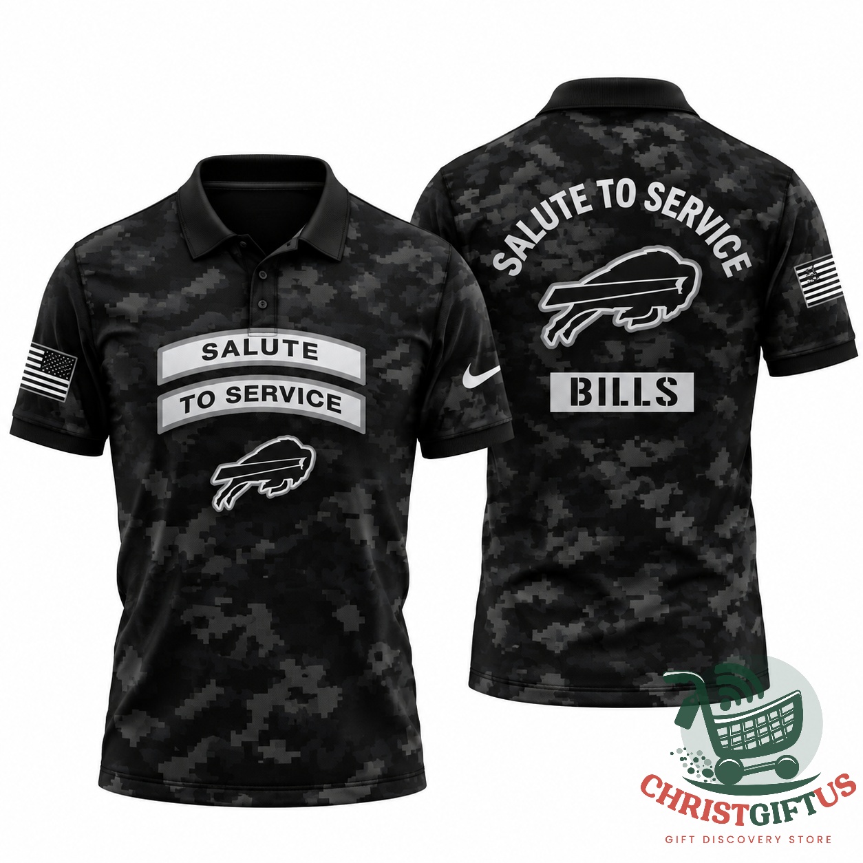 Buffalo Bills Salute to Service 2026 T-Shirt - photo 3