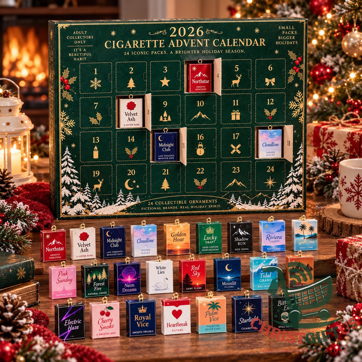 Cigarette 2026 24 Collectible Ornament Advent Calendar - photo 2