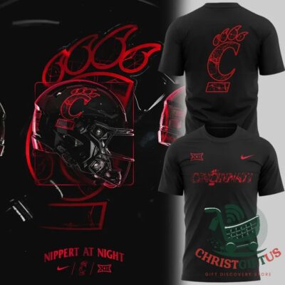Cincinnati Football The City Within Red T-shirt - front and back views