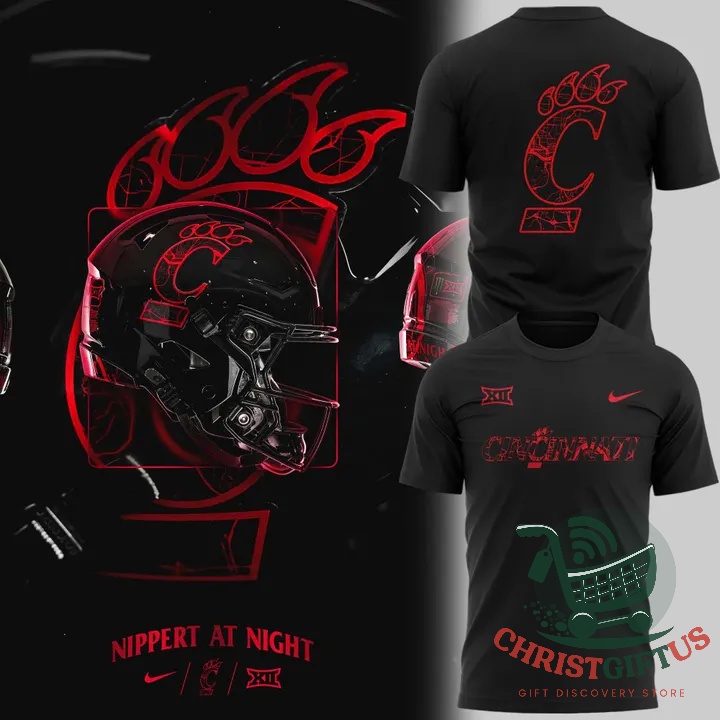 Cincinnati Football The City Within Red T-shirt - front and back views