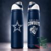 Dallas Cowboys Rowdy 2026 Water Bottle - front and reverse views with star and mascot graphics