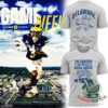 Delaware Football The Cockfight in the Tub T-Shirt - front and back views