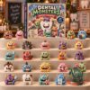 Dental Monsters Christmas 2026 Advent Calendar - front box with colorful monster ornaments