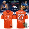Denver Broncos Kenny Chesney Original Vibe Room Tour 2027 Football Jersey - front and back views