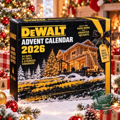 DEWALT 2026 24 Days Of Tools Advent Calendar 2026 - front and side box view