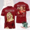 Dolly Parton In Our Memory 3D T-Shirt - front and back views with portrait graphics