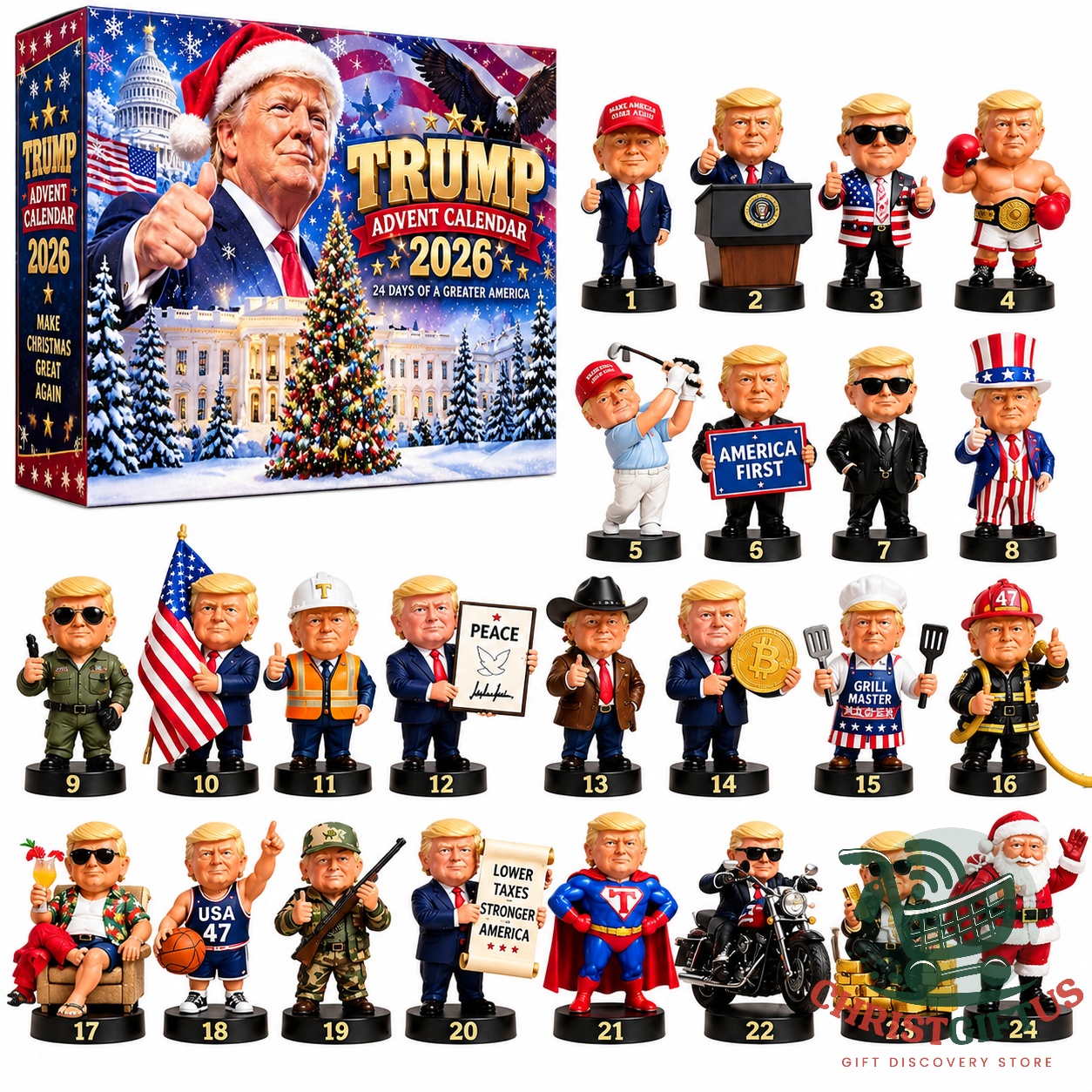 Donald Trump 2026 24-Day Advent Calendar - photo 2
