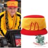 G-Dragon McDonald's Employee Cap - front view with Golden Arches logo