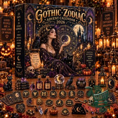 Gothic Zodiac 2026 Advent Calendar - front box artwork