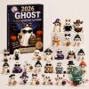 Halloween Ghosts 2026 Ghost Adventure Advent Calendar - front packaging with costume ghost figures