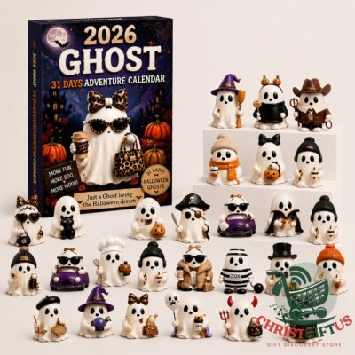 Halloween Ghosts 2026 Ghost Adventure Advent Calendar - front packaging with costume ghost figures