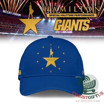 Hamilton Special Halftime Performance Jersey - front view showing gold star logo and curved brim