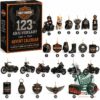 Harley-Davidson 123rd Anniversary 2026 Advent Calendar - full front display with numbered ornaments