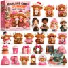 Highland Cow x Dunkin Advent Calendar 2026 - front box and themed character lineup