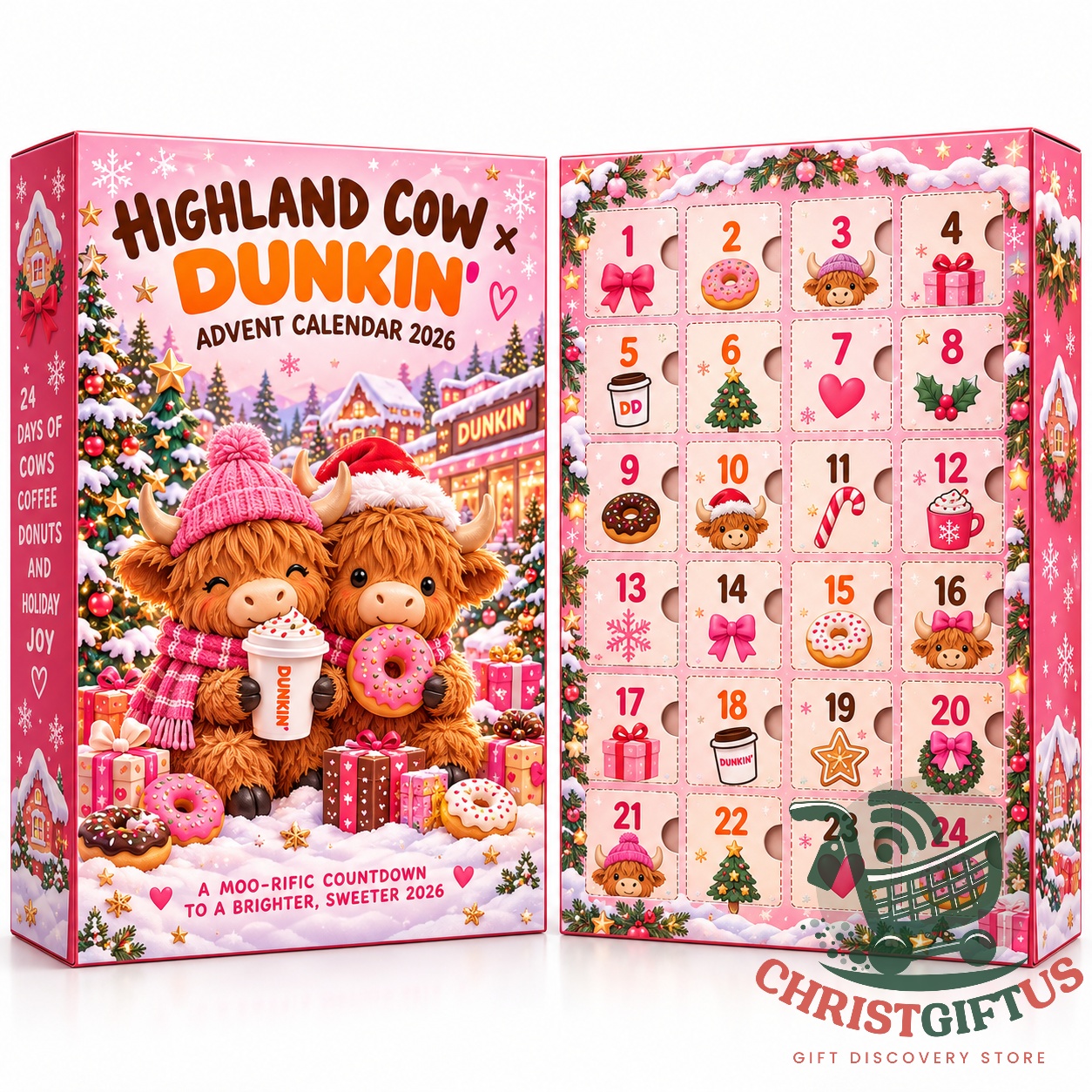 Highland Cow x Dunkin Advent Calendar 2026 - photo 2
