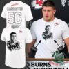 Kansas City Chiefs George Karlaftis 56 T-Shirt - front graphic view