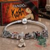 Korn Issues Freak on a Leash Charm Bracelet - front display with album and music-themed charms