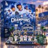 Los Angeles Dodgers 2026 NL West Division Champions Brick Set - boxed front display