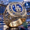 Los Angeles Dodgers 2026 NL West Division Champions Ring - angled front view showing jeweled LA emblem