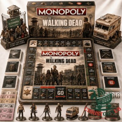 Monopoly The Walking Dead 2026 Board Game - complete set with board and figures