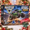 Monster Jam 2026 Advent Calendar - front box artwork featuring Grave Digger truck