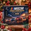 NASCAR Famous Legend Drivers 2026 Advent Calendar - front of illustrated racing calendar box