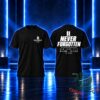 New York City 9/11 25th Anniversary Memorial T-Shirt - front and back views