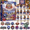 New York Giants 101st Anniversary 2026 Advent Calendar - front design with collectible figures