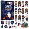 New York Giants 101st Anniversary Halloween Advent Calendar 2026 - front view with ornaments